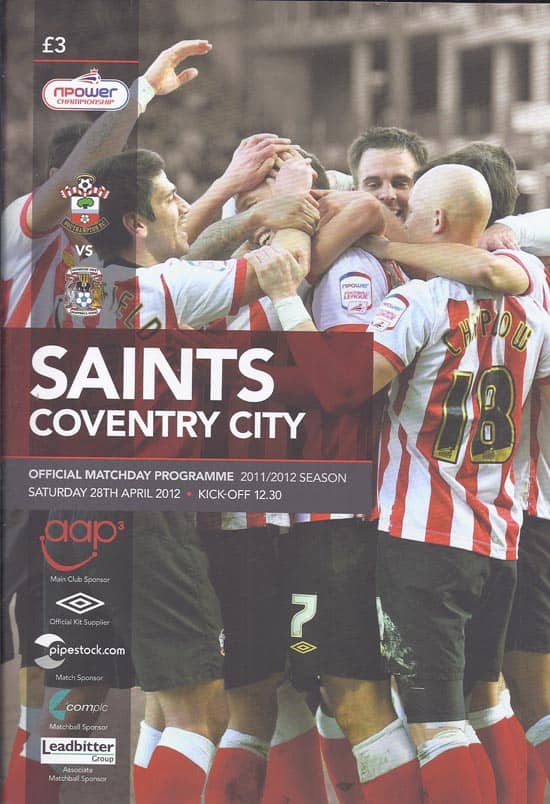 Southampton FC v Coventry City FC